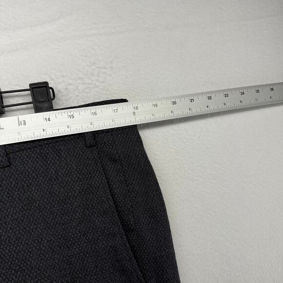Gruppo Artigiani Pants Men's 34x34 Gray Italy made Textured Hook Loop Dress Wool - Picture 3 of 11